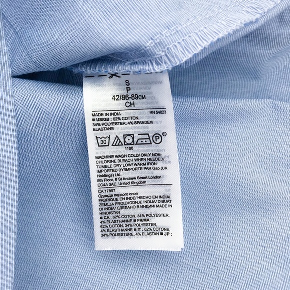 🍋Sale! 2for20🍋Banana Republic Blue Blouse-S - Picture 5 of 5